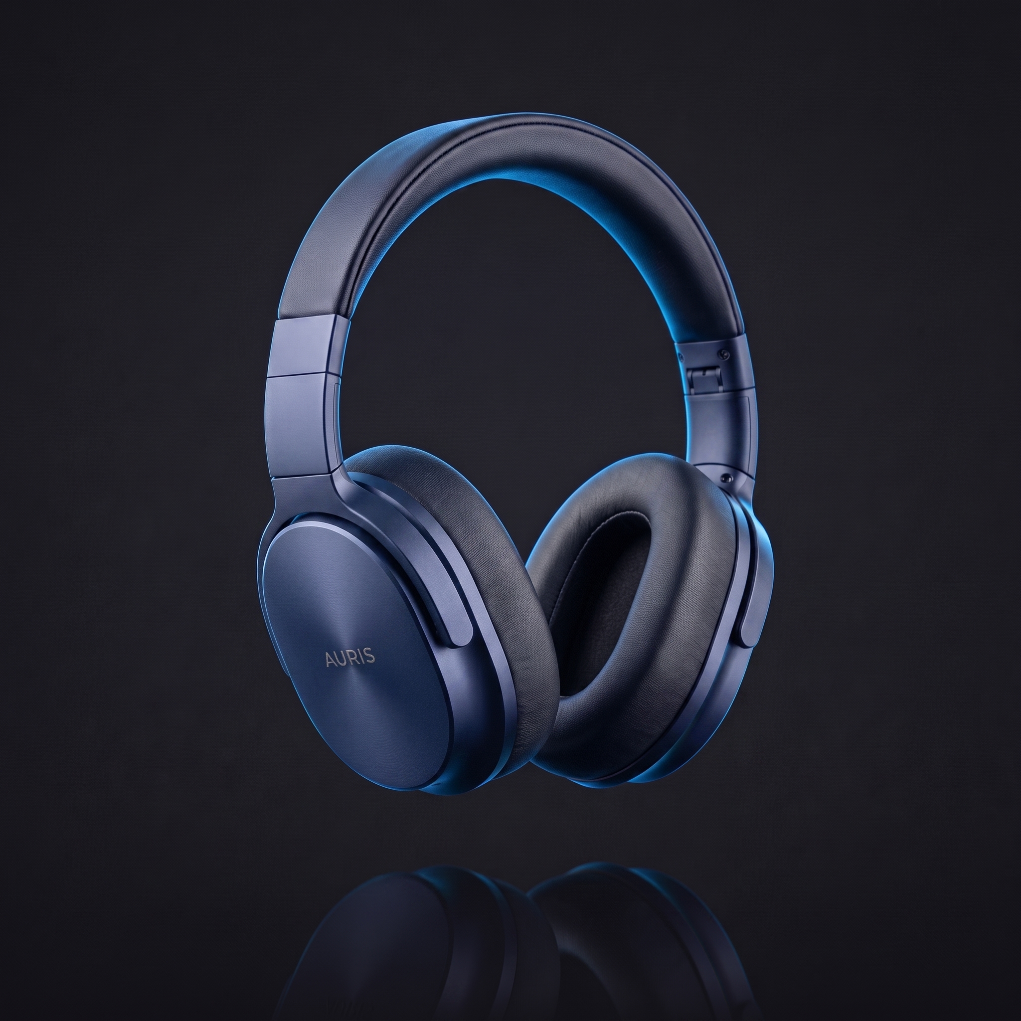 AURIS One headphones in Deep Indigo blue